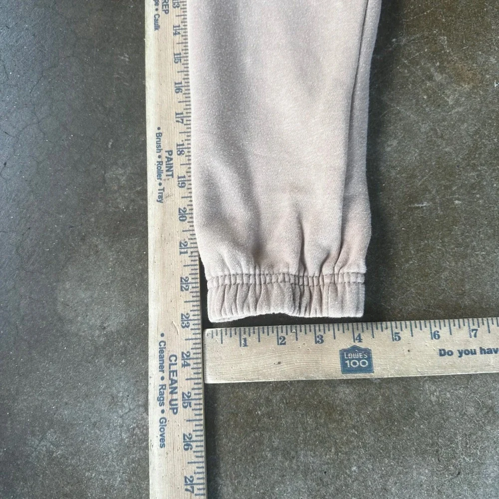 Nike 3Brand Sweatpants Kids Small Tan Excellent Russell Wilson Fleece Joggers